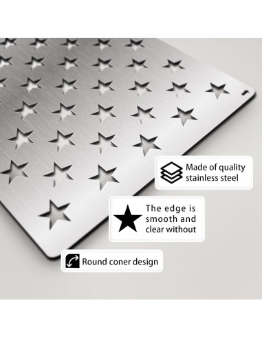 Plantilla de Bandera Americana Folconroad 50 Estrellas 37.5x26.5cm