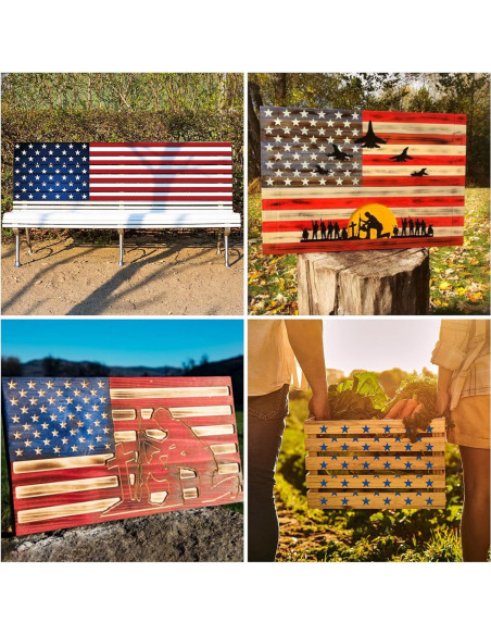 Plantilla de Bandera Americana Folconroad 50 Estrellas 37.5x26.5cm