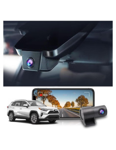 Cámara de Salpicadero Fitcamx 2K+1080P para Toyota RAV4 2022-2025