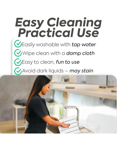 Alfombrilla de Secado de Piedra LumoNest 61x41cm Blanca