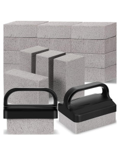 Kacctyen 16 Piezas Piedras Pumice con Mangos para Limpieza