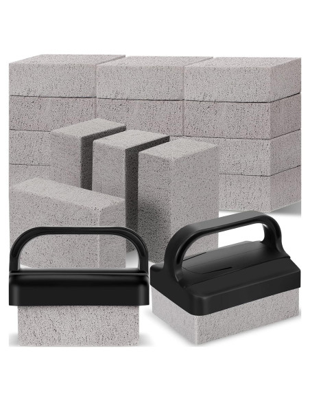 Kacctyen 16 Piezas Piedras Pumice con Mangos para Limpieza