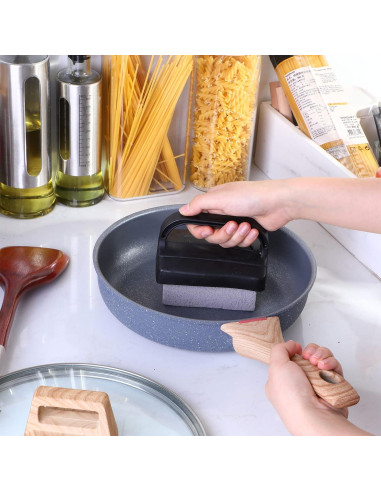 Kacctyen 16 Piezas Piedras Pumice con Mangos para Limpieza