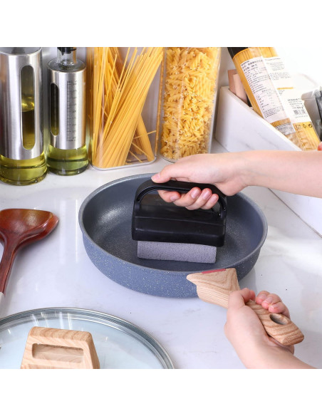 Kacctyen 16 Piezas Piedras Pumice con Mangos para Limpieza