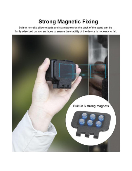 Base Magnética Ajustable para DJI Osmo Action 5 Pro/4/3