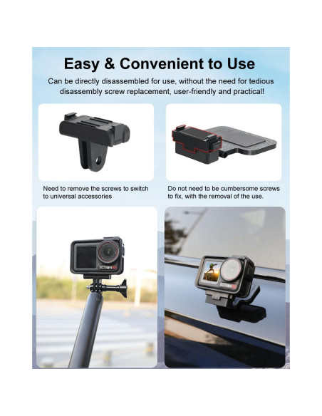 Base Magnética Ajustable para DJI Osmo Action 5 Pro/4/3
