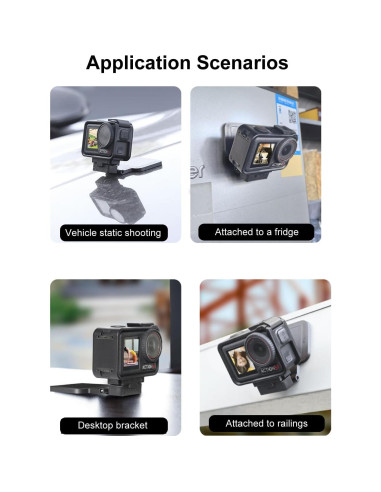 Base Magnética Ajustable para DJI Osmo Action 5 Pro/4/3