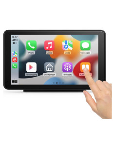 Pantalla Inalámbrica Portátil 7" HD CarPlay Android Auto