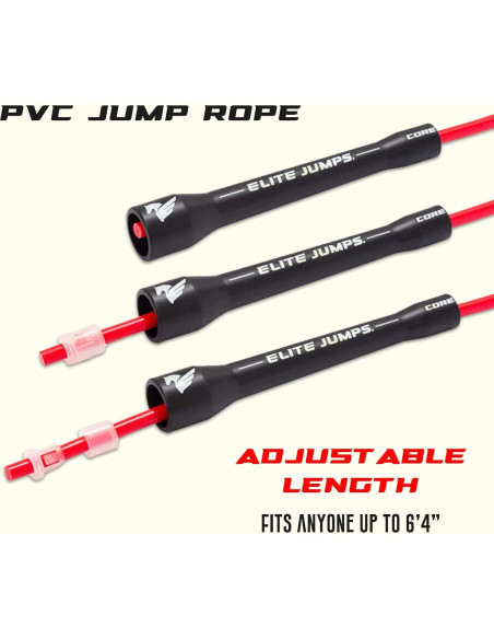 Paquete de Cuerdas de Salto Elite Jumps - 3 Cuerdas Ajustables