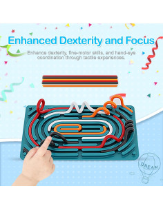 Tablero de Actividad Sensorial ZONBBEE Azul 18.6x12.6cm 2