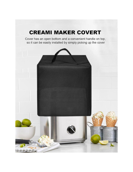 Cubierta de Máquina de Helados EiiJugaloo 2QT Nylon Impermeable