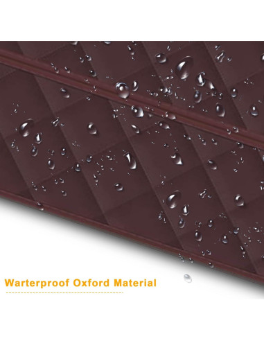 Cortina de Puerta Aislante Figermoon 81x203 cm Marrón