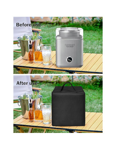 Cubierta de Máquina de Helados EiiJugaloo 2QT Nylon Impermeable