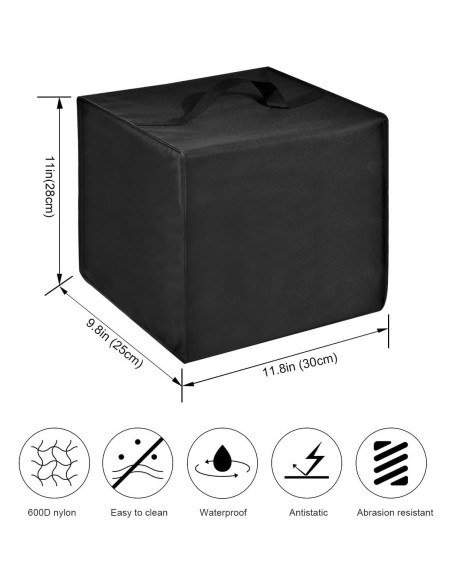 Cubierta de Máquina de Helados EiiJugaloo 2QT Nylon Impermeable