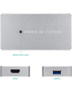 Tarjeta de Captura HDMI TCNEWCL 1080P 60fps USB 3.0 2