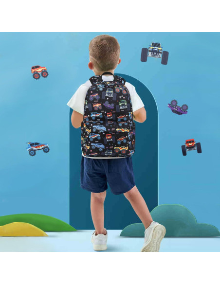 Mochila Escolar CAMTOP Monster Truck con Bolsa de Almuerzo Mochila Escolar CAMTOP Monster Truck con Bolsa de Almuerzo