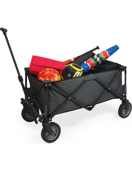 Carro Plegable de Aventura Picnic Time 90.4x48.0x55.2cm Gris