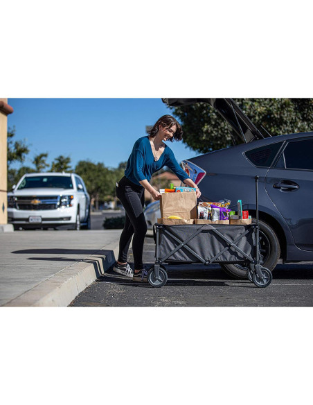 Carro Plegable de Aventura Picnic Time 90.4x48.0x55.2cm Gris