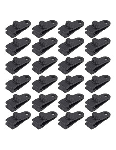 24 Clips de Lona Reutilizables Jiozermi 8.13 cm Alta Resistencia