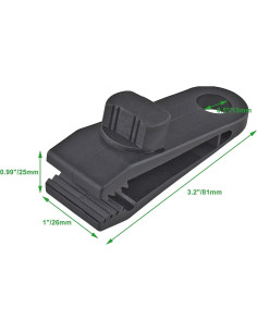 24 Clips de Lona Reutilizables Jiozermi 8.13 cm Alta Resistencia 2