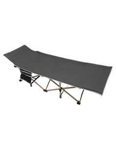Cama de Camping Plegable Temsiny Gris 190x71cm 280kg