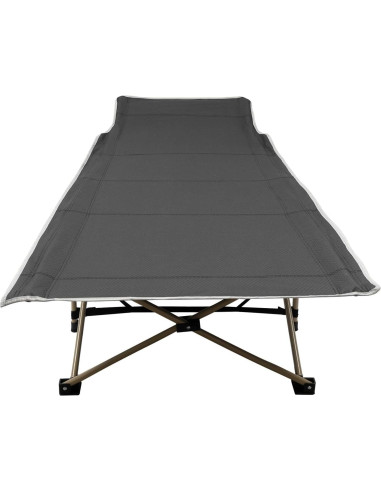 Cama de Camping Plegable Temsiny Gris 190x71cm 280kg