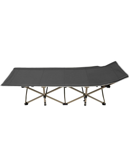 Cama de Camping Plegable Temsiny Gris 190x71cm 280kg