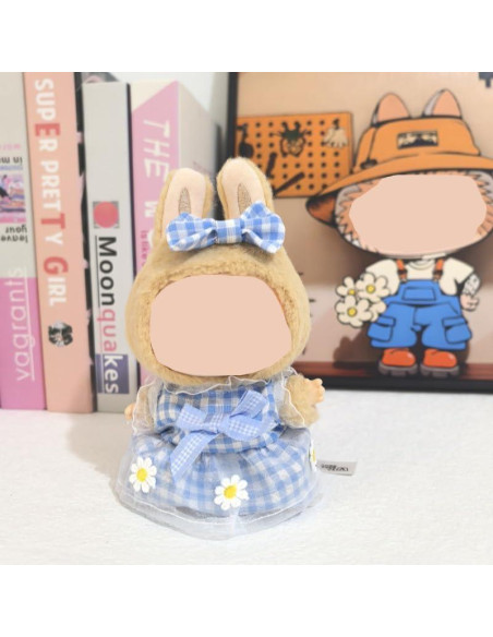 Ropa para muñeca Labubu 15-17 cm - 2 Faldas y Lazos