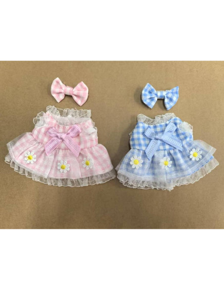 Ropa para muñeca Labubu 15-17 cm - 2 Faldas y Lazos