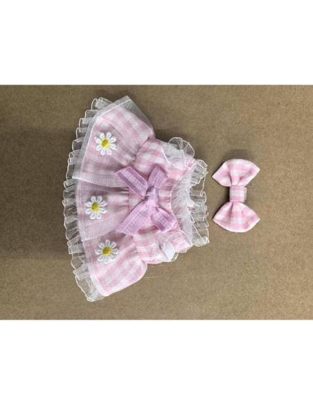 Ropa para muñeca Labubu 15-17 cm - 2 Faldas y Lazos