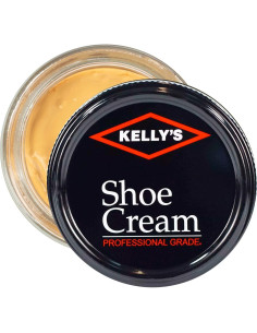 Pulimento de Zapatos Kelly 1.5 oz - Crema Profesional para Cuero Plátano 2