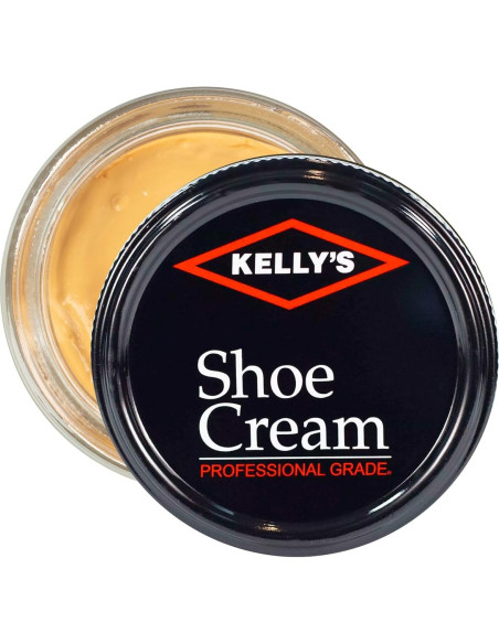 Pulimento de Zapatos Kelly 1.5 oz - Crema Profesional para Cuero Plátano