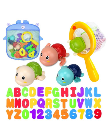 Set de Juguetes de Baño YYMHMF - Letras y Números de Espuma