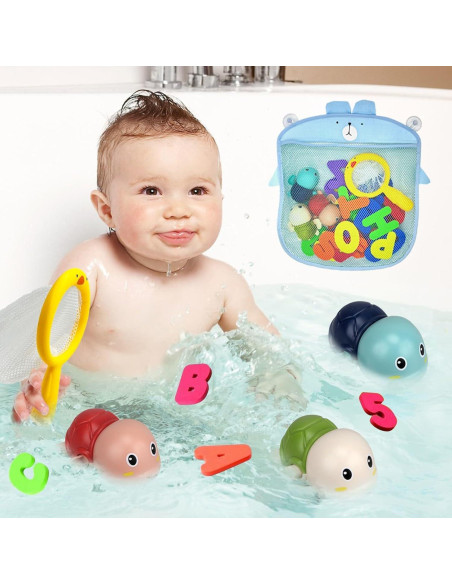 Set de Juguetes de Baño YYMHMF - Letras y Números de Espuma