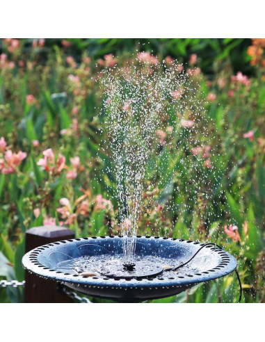 Bomba de Fuente Solar AISITIN 2.8W con Batería 1000mAh