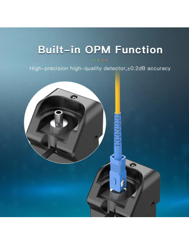 Identificador de Fibra Óptica KOMSHINE KFL-35P con OPM
