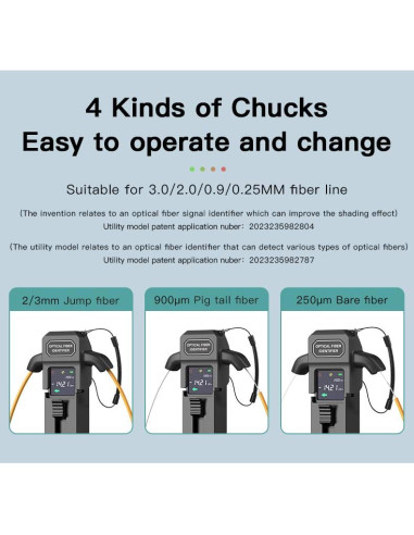 Identificador de Fibra Óptica KOMSHINE KFL-35P con OPM