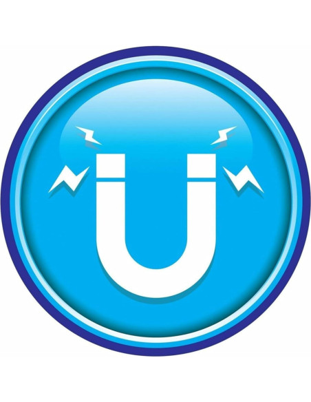 Personajes Magnéticos Quartet Helvetica 1" 128 Letras Blancas