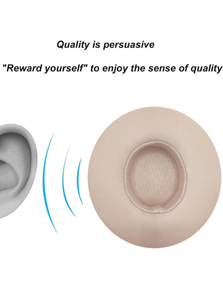Almohadillas de Reemplazo UOWGA para Auriculares Beats Solo 2 Almohadillas de Reemplazo UOWGA para Auriculares Beats Solo 2