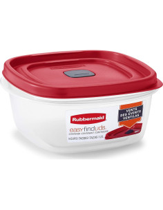 Contenedores de Almacenamiento Rubbermaid EasyFindLids 3 Piezas 2