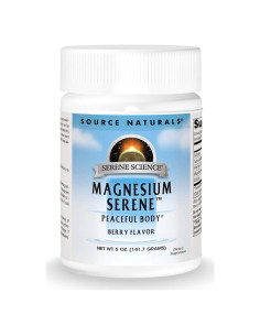 Magnesio Serene Source Naturals 142g Sabor Baya Saludable