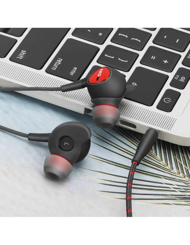 Auriculares UrbanX M20 In-Ear con Micrófono y Control de Volumen