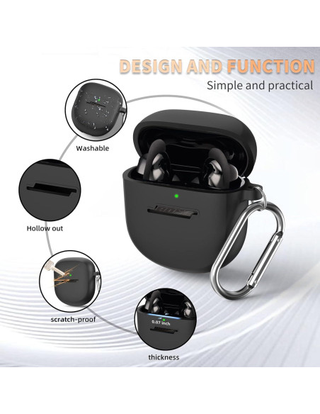 Funda Protectora Silicona WOFRO para Bose QuietComfort II/Ultra