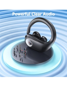 Auriculares Inalámbricos AUKEPT SP33 IPX7 48Hrs Negro 2