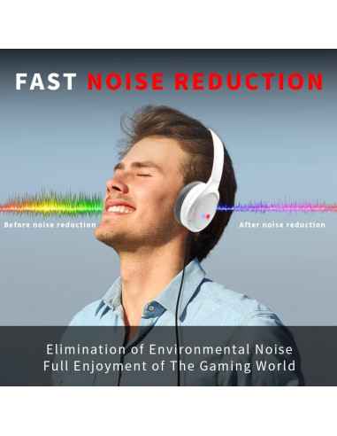 Auriculares Inalámbricos SLuB X-Pro 7.1 con Micrófono HD - Negro