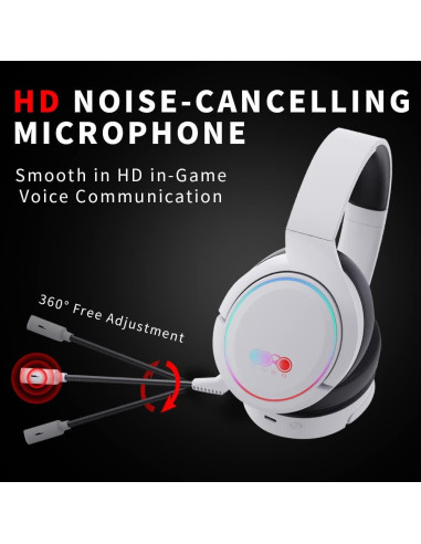 Auriculares Inalámbricos SLuB X-Pro 7.1 con Micrófono HD - Negro