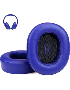 Almohadillas de Reemplazo SINOWO para JBL E55BT - Espuma Memoria Azul 2