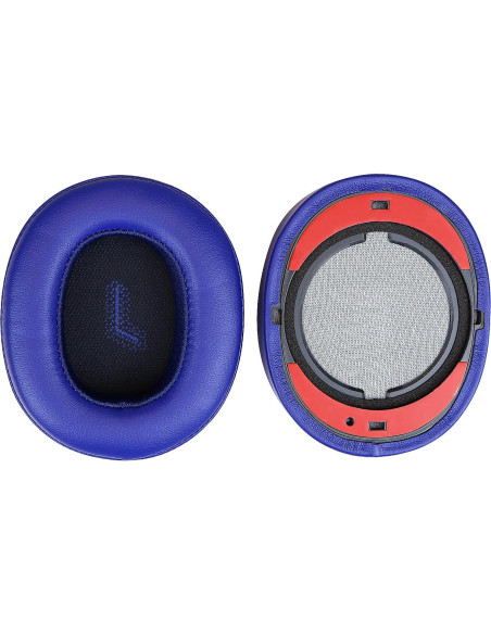 Almohadillas de Reemplazo SINOWO para JBL E55BT - Espuma Memoria Azul