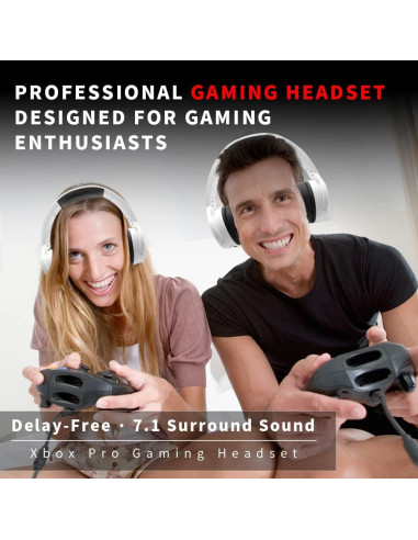 Auriculares Inalámbricos SLuB X-Pro 7.1 con Micrófono HD - Negro