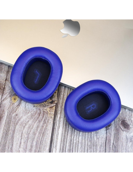 Almohadillas de Reemplazo SINOWO para JBL E55BT - Espuma Memoria Azul